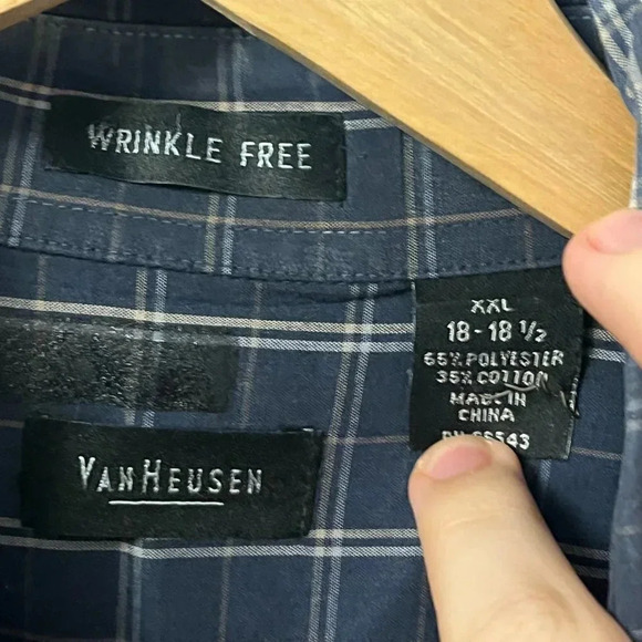 Men’s Van Heusen Button Down Shirt Size XXL - Picture 3 of 6